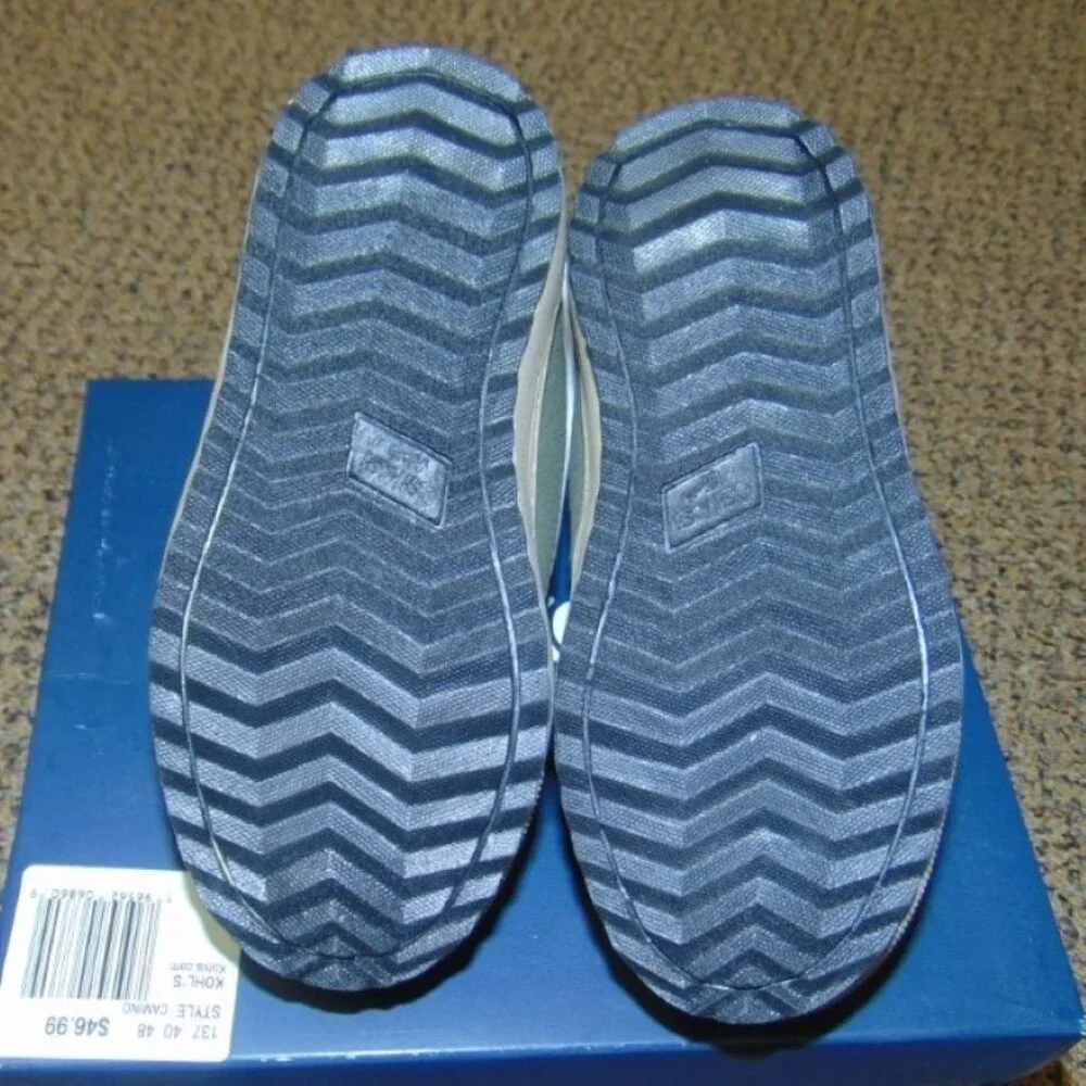 OshKosh B'gosh Boots 7T Toddler Boys Hiking Camino Slip-on High Top Black Olive